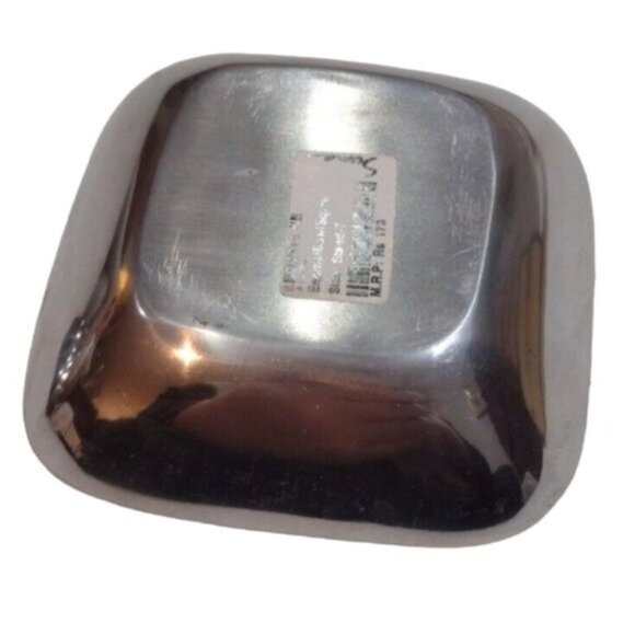 Pair Small‎ Ceramic Trinket Dishes Bowls by Suma Ceramic Inlay & Silvered Outers - Picture 8 of 12